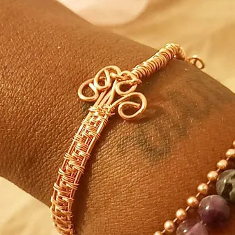Weaved Copper Bracelet