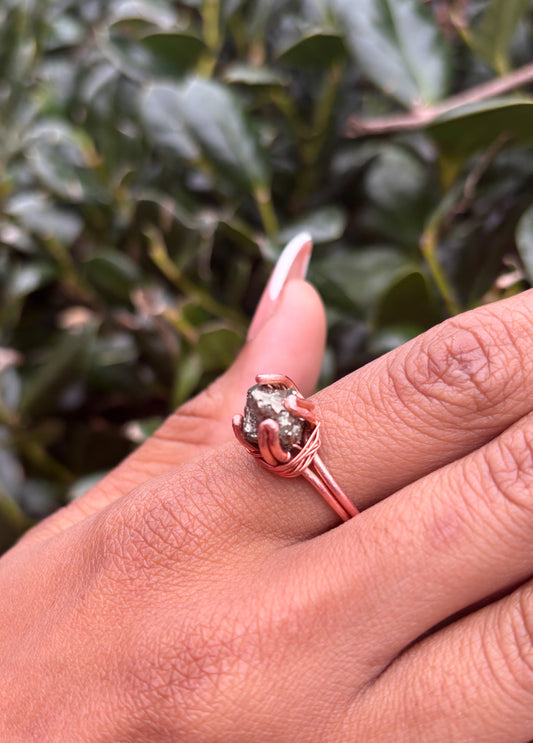 Oshun Pyrite Ring