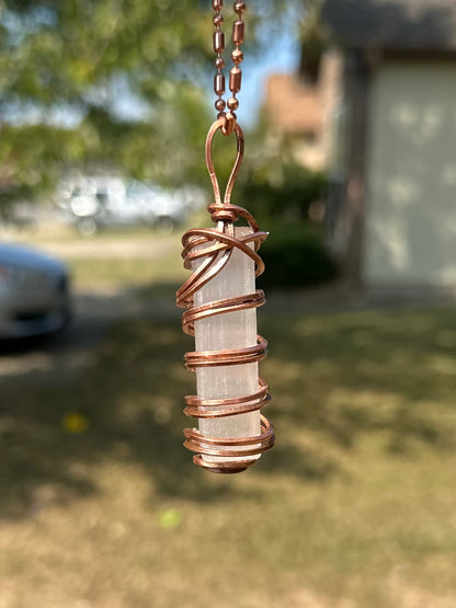 Selenite Pendant