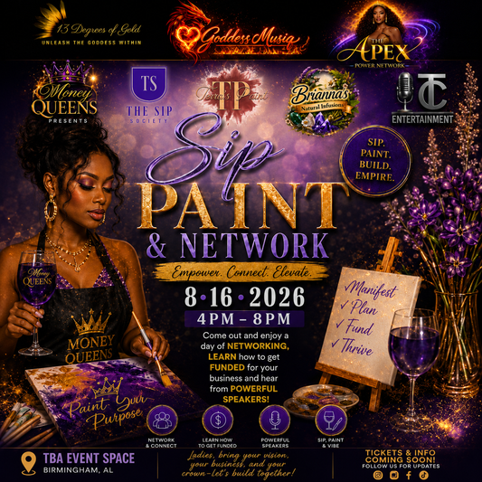 Sip Paint & Network Ticket