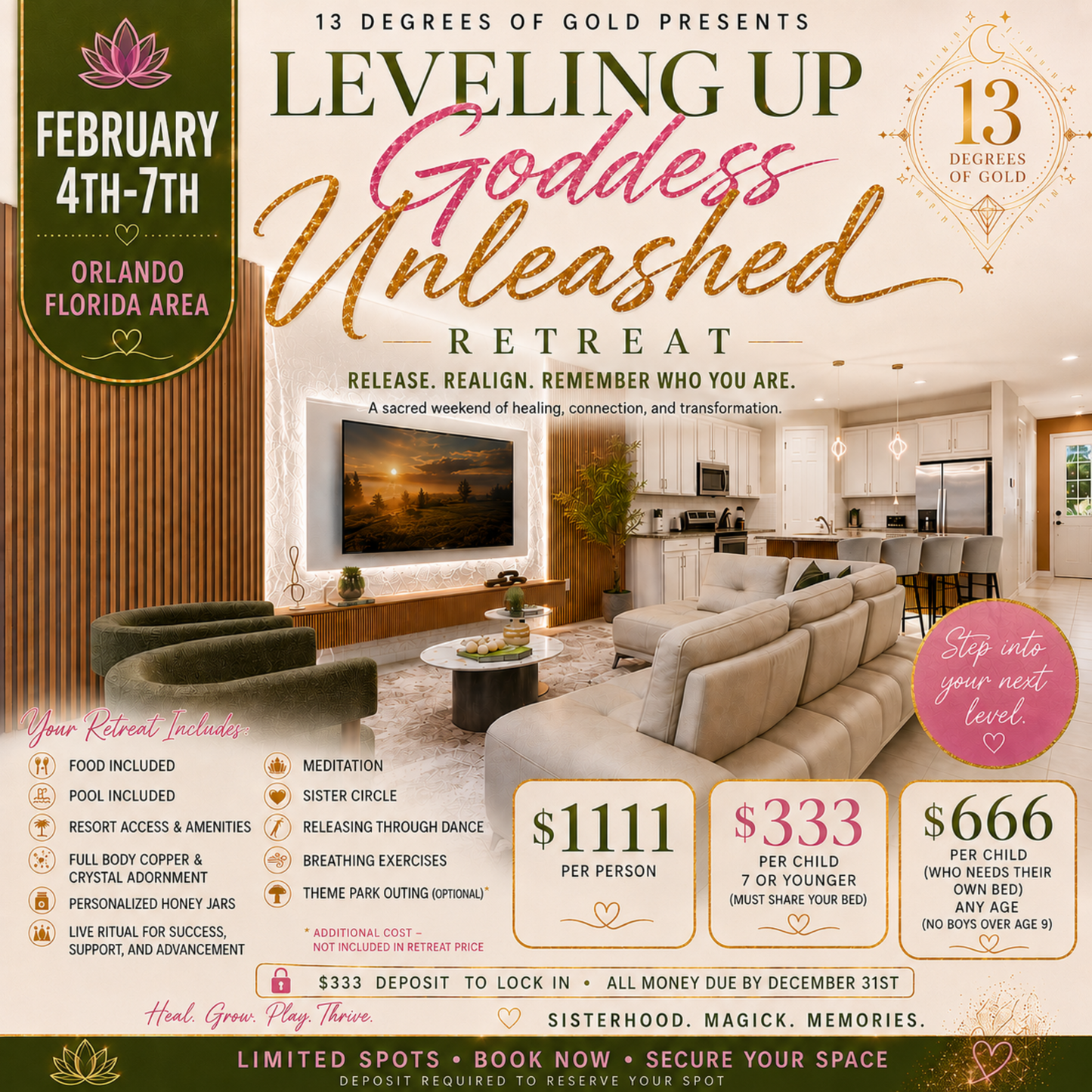 Leveling Up Goddess Unleashed Retreat