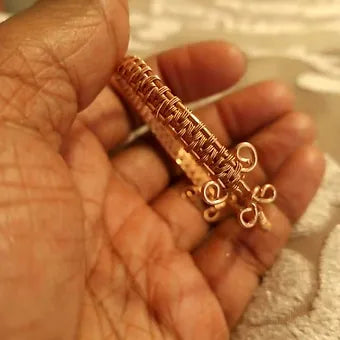 Weaved Copper Bracelet